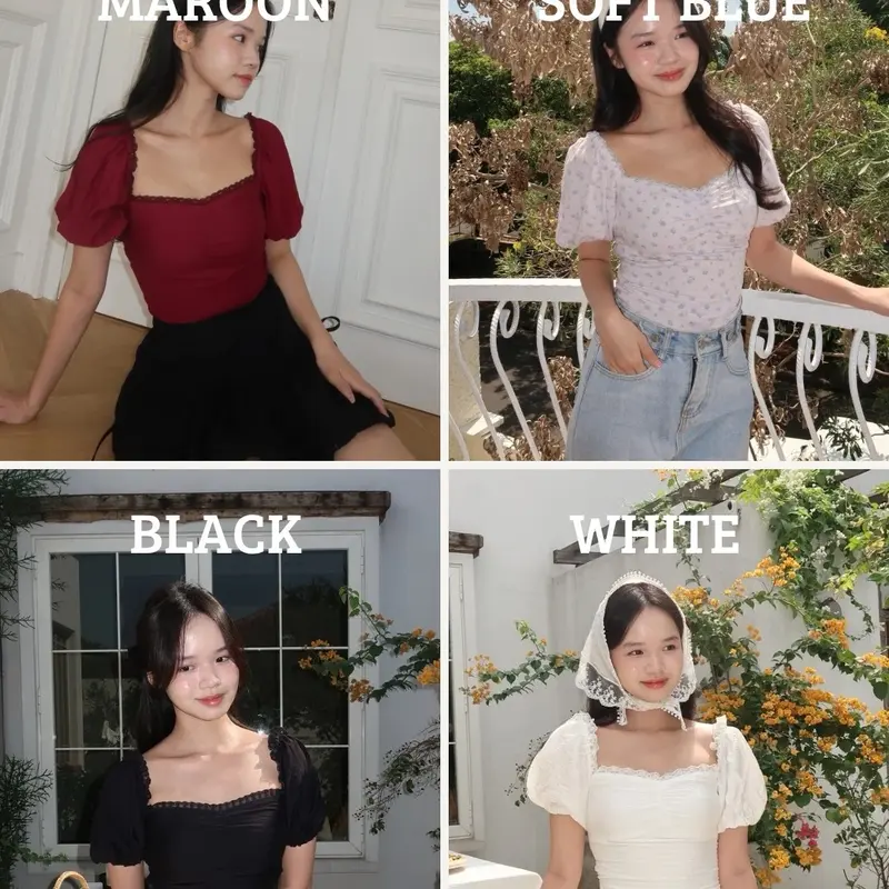Claike Label | Rosella Top | Top | Blouse | Vintage Top 0