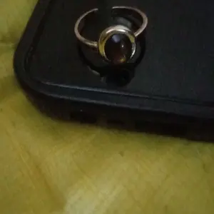 Liui   Cincin Batu Mata Harimau Bunga Matahari Emas Wanita Cincin Mewah Desain Ceruk Cincin Sense