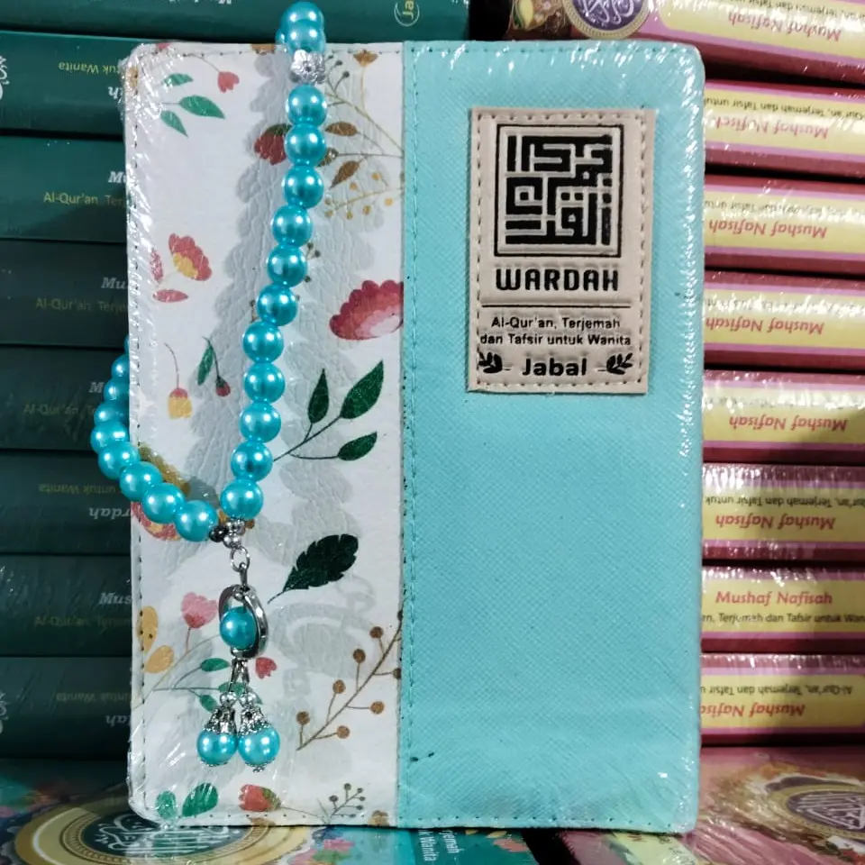 Al Quran Terjemah Dan Tafsir Wanita Quran Wardah A6 Resleting Bonus Tasbih Mutiara
