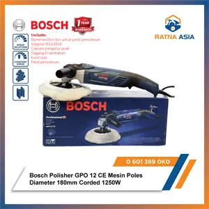 Bosch GPO 12 CE Polisher 180mm Mesin Poles 1250W Professional