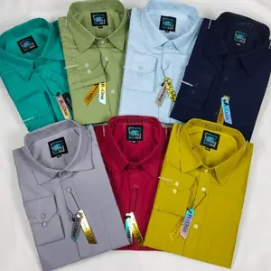 kemeja lengan panjang formal - kemeja kerja - kemeja polos pria - kemeja kantoran - kemeja seragam.