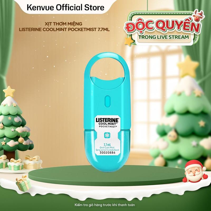  Xịt Thơm Miệng Listerine Coolmint Pocketmist 7.7ml 