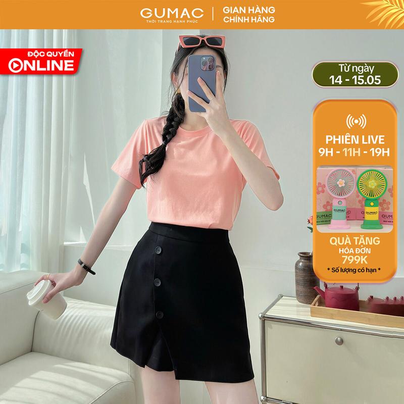 GUMAC - Quần váy xẻ lai LQE0303 Nữ Women 0