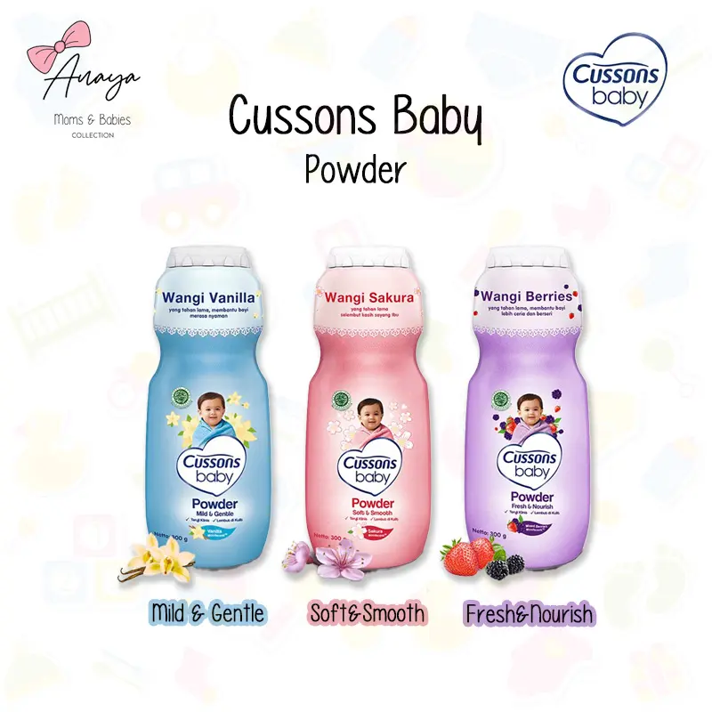 Cussons Baby POWDER | Bedak Bayi 35g 75g 130g 260g 450g