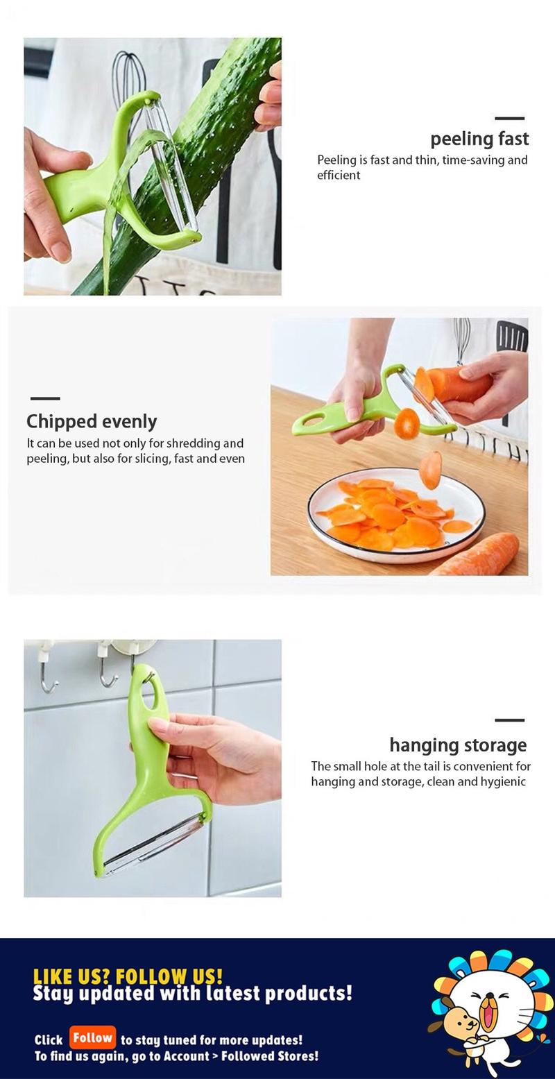 Product Introduction of Peeler Vegetables Fruit Stainless Steel Knife Cabbage Graters Salad Potato Slicer Kitchen Accessories Shredder Utensils 10