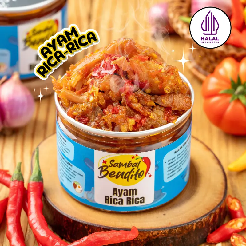 SAMBAL BENDITO - AYAM RICA-RICA / masakan instan sambel favorit - Shop ...