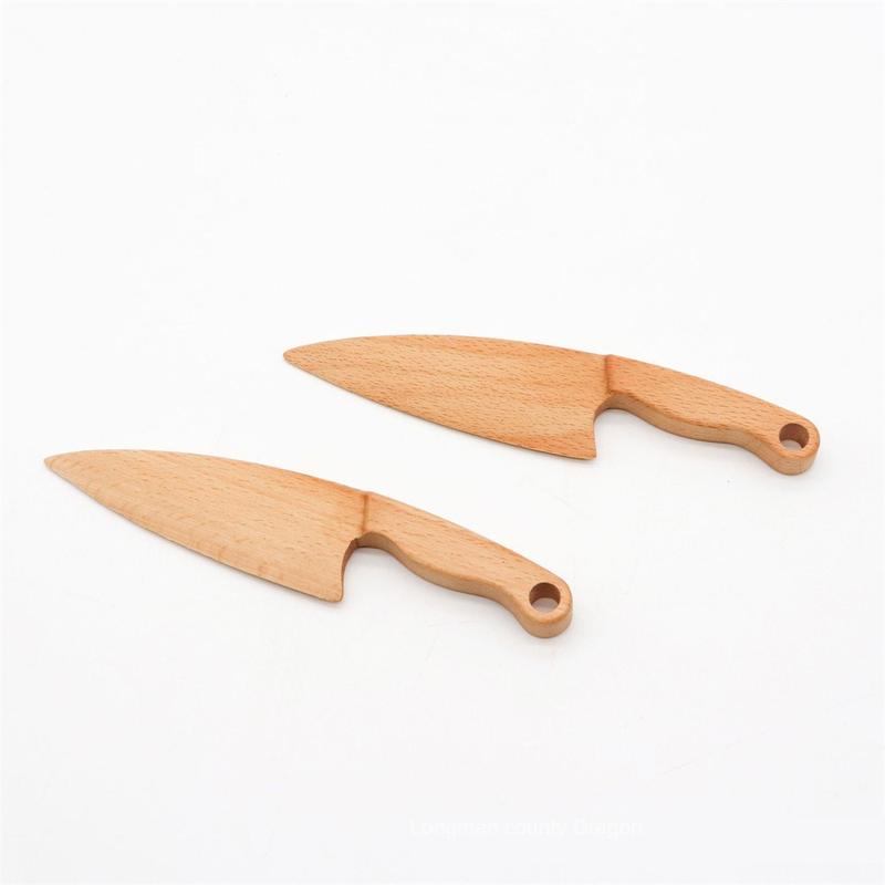 Mini Wooden Kid Knife Wooden Knife Cutting Fruit Salad Toy Kids Kitchen Tools Childrens Kitchen Tools 5