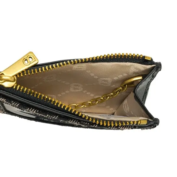 BUTTONSCARVES Bimu Jacquard Card Holder - Black 2