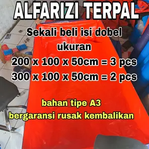 TERPAL KOLAM IKAN A3 2x1x50 dan 3x1x50 cm