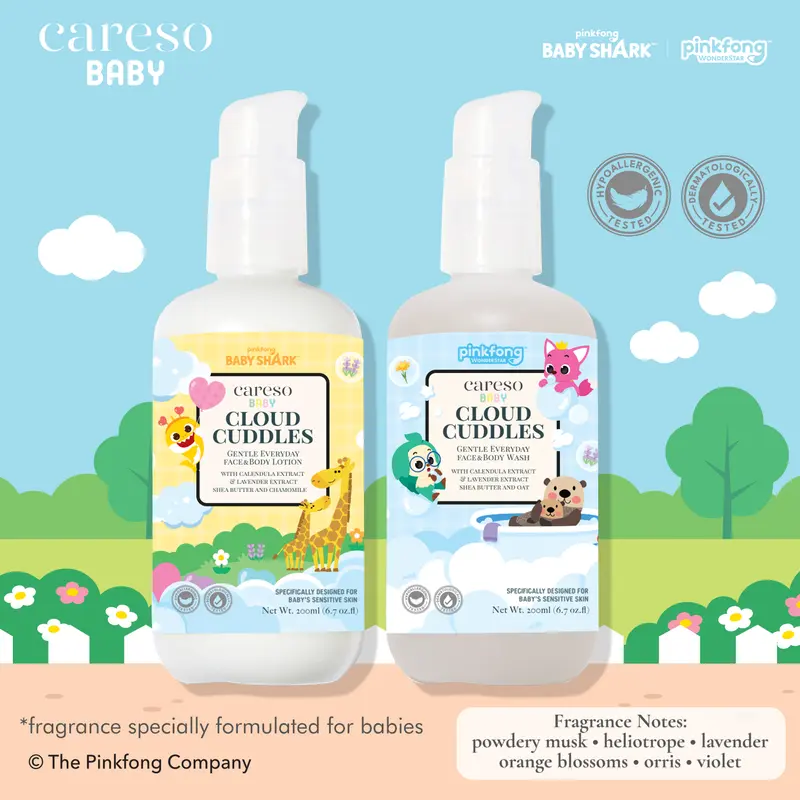 Careso Baby Face & Body Wash Cloud Cuddles - 200ml 4