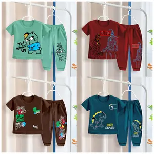 VAMORA Setelan Anak Laki Laki Celana Panjang Joger Usia 1-5 Tahun Bahan Babyterry Fashion