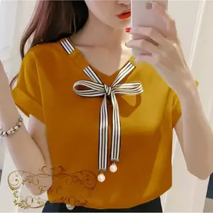 Amanah Blouse Felicia / Blouse Bahan Twiscone / Blouse Fashion Wanita Terbaru