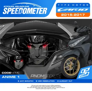 STICKER ANTI GORES SPEEDOMETER VARIO LED OLD STIKER PELINDUNG SPIDOMETER VARIO LED OLD - Motorcycle Sporty