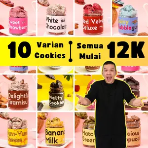 { JORDI ONSU SPESIAL } MELTY COOKIES - Kukis Cokelat Lumer Crunchy by Snacks Lab