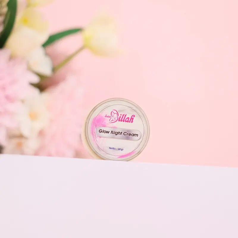 Glow Night Cream [SALSABILLAH] Krim Malam Mencerahkan Kulit Kusam Wajah 1