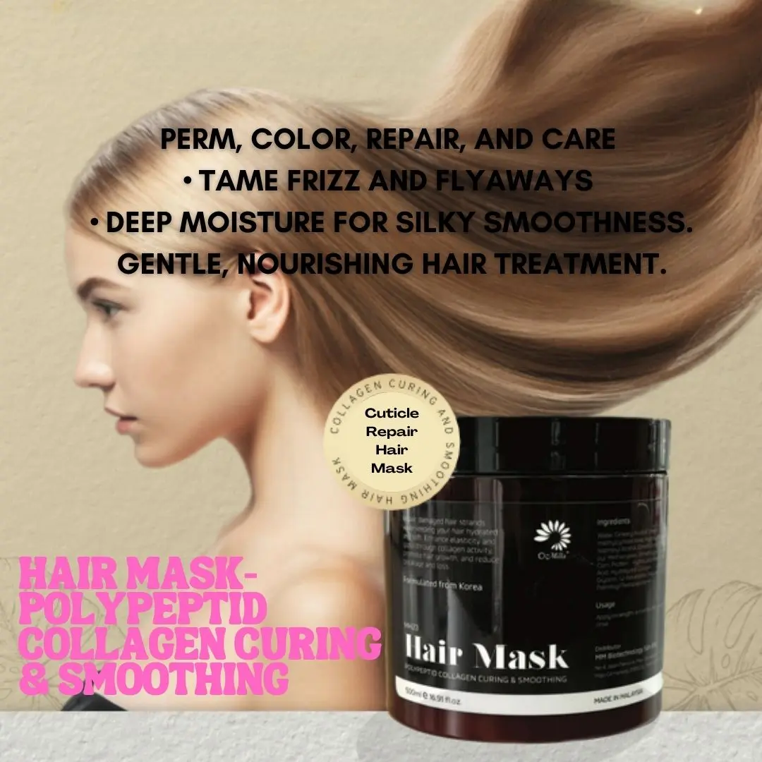 Haircare - Polypeptid Collagen Curling & Smoothing Hair Mask - Conditioner