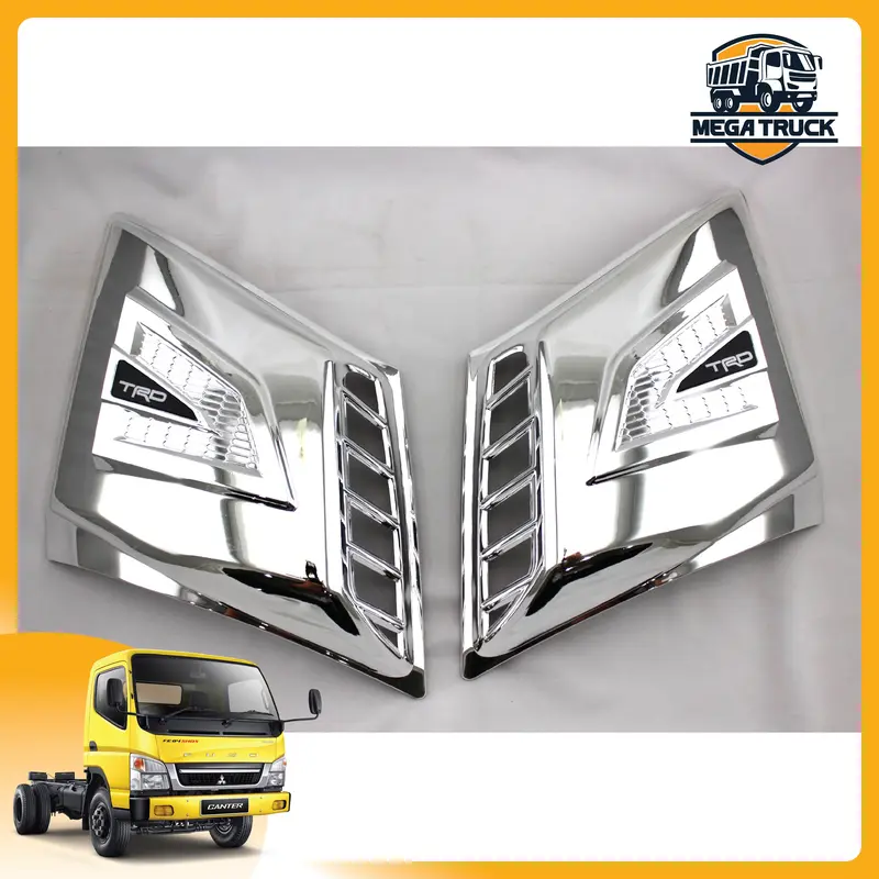 PIPI CANTER WARNA CHROME UNTUK MOBIL TURBO 2