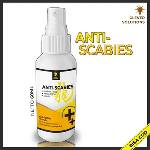 Obat Jamur Kucing Scabies Demodex Impetigo Jamur Kutu Parasit Cacing Hati Gatal Kulit ANTI SCABIES