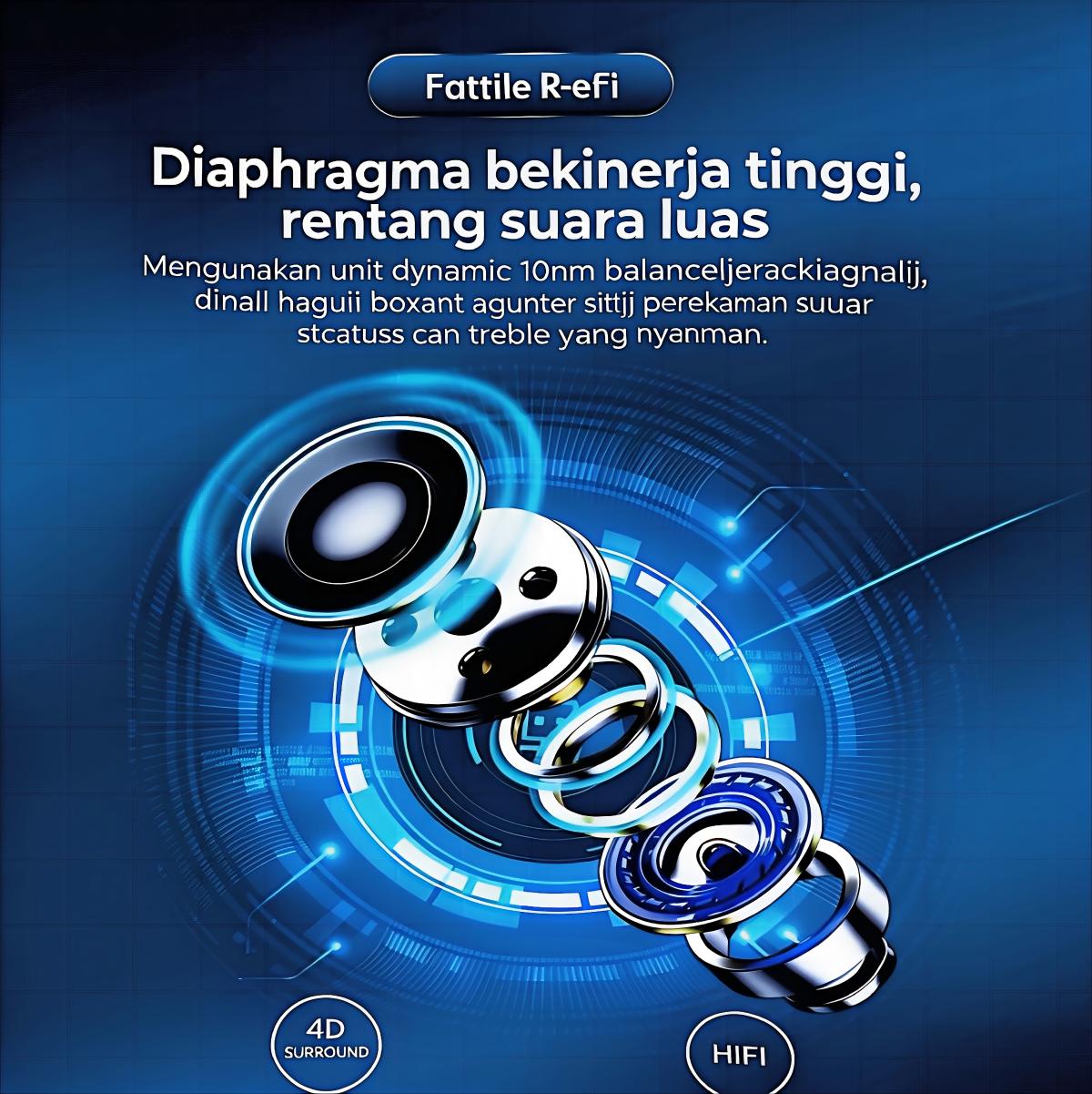 xctopestlububuTerjemahan AI TWSWirelessBluetooth EarphonesHandsfree Headset SmartPlaying Smart Touch Control True Wireless Earphones IPX5 Headset Bluetooth In-Ear StereoBaterai tahan lama cocok untuk ponsel yang kompatibel dengan olahraga