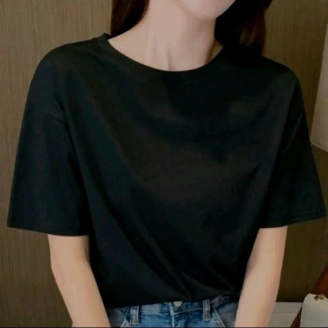 T-shirt Kaos Polos Basic Warna Lengkap Pria Wanita Lengan Pendek Bahan Cotton Combed 30s T-shirt Baju Polos Pendek Distro O-Neck Oblong Kaos Polos Atasan Pakaian Unisex Berbagai Warna Hitam Dewasa Atasan Unisex Surfing Kerah Lembut Basic Casual Oversize