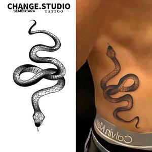 Tatu Lengan Bunga, Reka Bentuk Python, Tatu Sementara, Tahan 15 Hari, Kalis Air, Tidak Takut Menggelincir, Pelekat Tatu