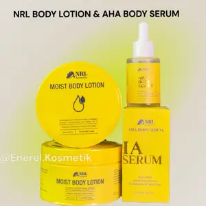 NRL BODY LOTION & AHA BODY SERUM, MENCERAHKAN DAN MEMUTIHKAN KULIT LEBIH CEPAT. ORIGINAL 100%