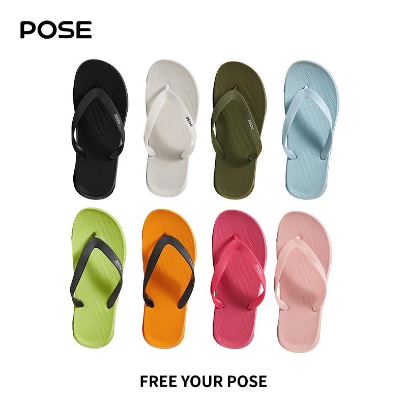 【Win William Exclusive X POSE】POSE Traveling Unisex Flip Flops รองเท้าแตะหูคีบนิ่มเหมือนเหยียบขี้ รองเท้าแฟชั่น รองเท้าแตะชายหาด, สำหรับผู้หญิงและผู้ชาย, ฤดูร้อน, กันลื่น, เหมาะสำหรับใช้ในร่มและกลางแจ้งP3246801