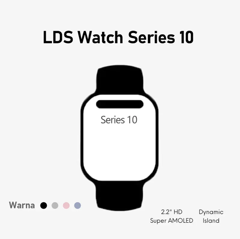 LDS Smartwatch Series 10 Smart island Bluetooth call Siri voice assistant 2