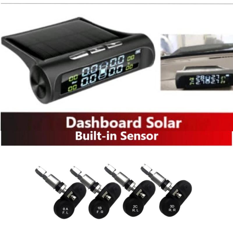 Product Introduction of Smart Car TPMS Tyre Pressure Monitoring LCD Warning System Monitor Tire Pressure Alarm Monitor 26