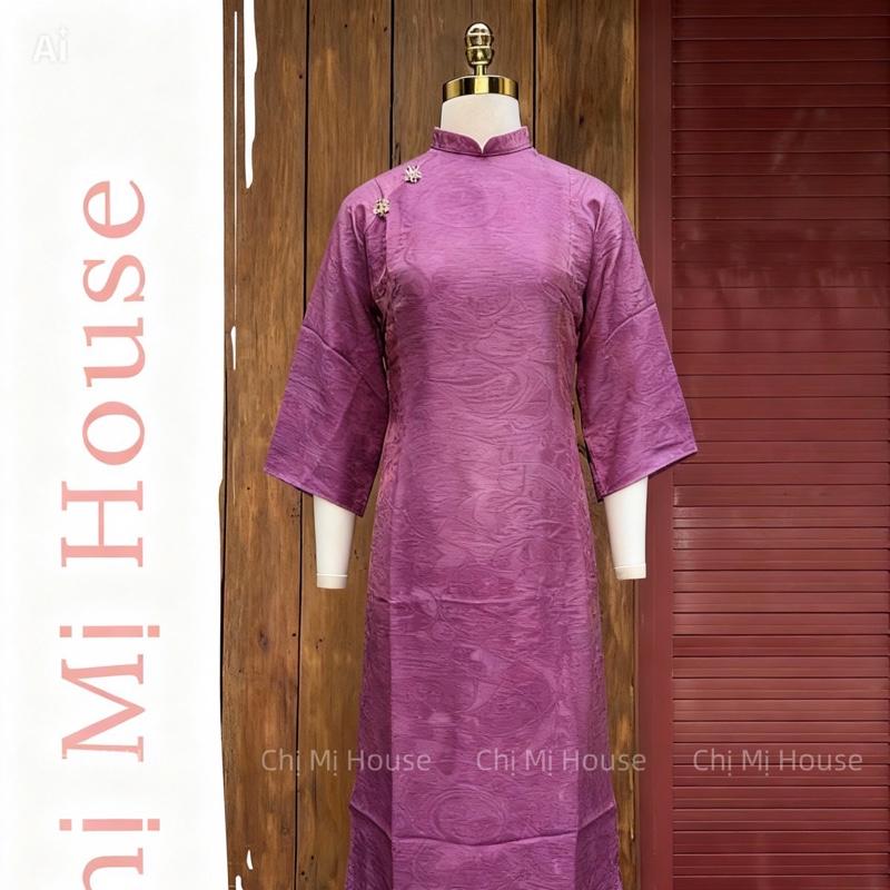 [HÀNG SẴN + MÀU QUẦN] ÁO DÀI NHA XÁ TAG ĐÁ | BigBuy360 - bigbuy360.vn