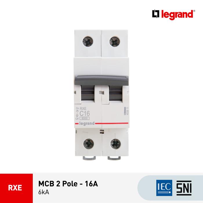 Promo Legrand RXE MCB 2P 6kA (6A, 10A, 16A, 25A, 40A) - 6A - Jakarta ...
