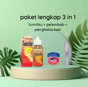 [ BPOM ] PROMO PAKET LENGKAP TUMITKU 30 ML+PELEMBAB+PENGHALUS SOLUSI KAKI PECAH-PECAH DAN KAPALAN