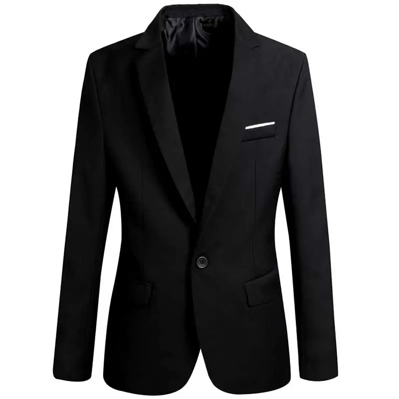 ALVIN#Men's Preferred Blazer Formal Business Outerwear Jacket Korean Suit Slim Fit Wedding Tuxedos Casual