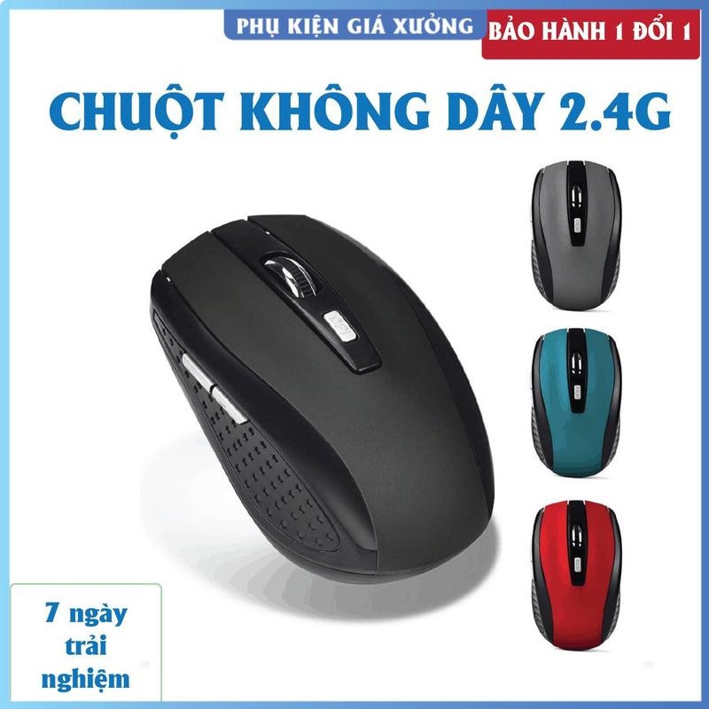 Chuột Không Dây DPI 2.4Ghz - Phù hợp cho cho Máy Tính Bàn (PC). Laptop – Chuột gaming, Chuột máy tính