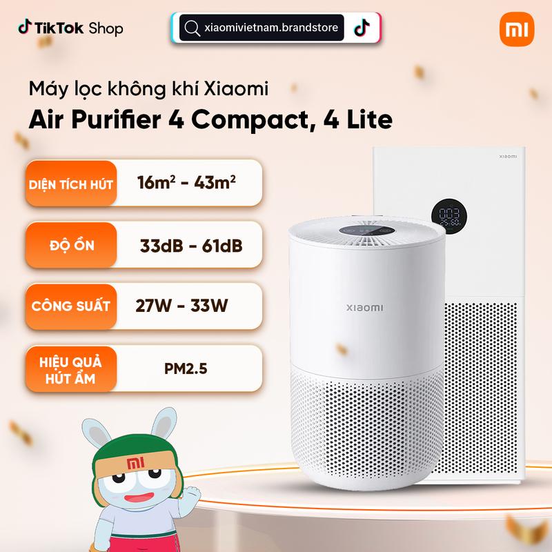 Máy lọc không khí Xiaomi Mi Air Purifier 4 Lite - Trắng