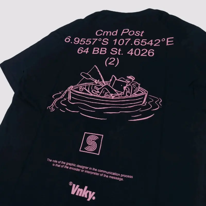 Kaos Distro Original / Tshirt Distro / Baju Distro SEVENKEY Boat 3
