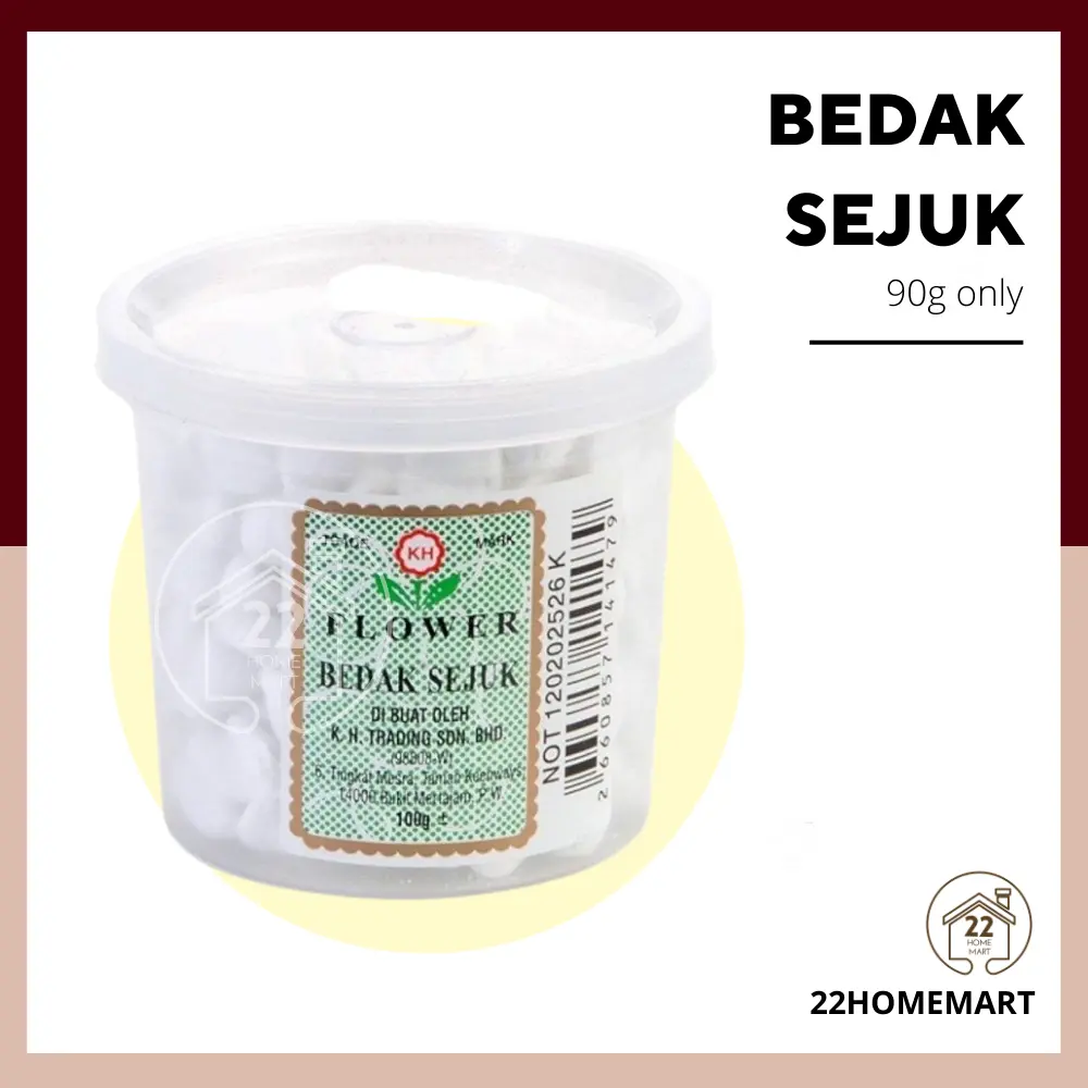 Flower Bedak Sejuk Traditional 90g / KH Powder Bedak Sejuk