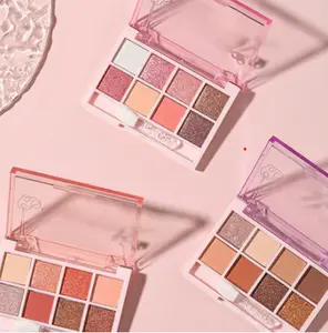 Eyeshadow Palette 8 Warna Matte Shimmer Glitter Pigmented Tahan Lama Natural Daily Makeup Korean Look Pemula Travel Friendly LA254