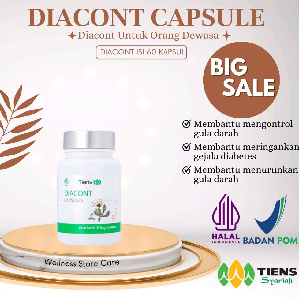 Kapsul Diabetes Diacont untuk Mengatasi Masalah Diabetes