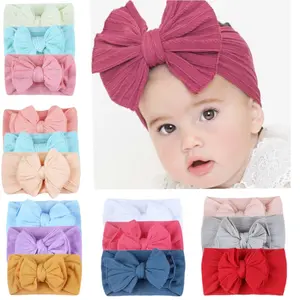 Precious One - (1 set 3 pcs) Satu set bandana bayi  / bando kain bayi  motif pita lembut