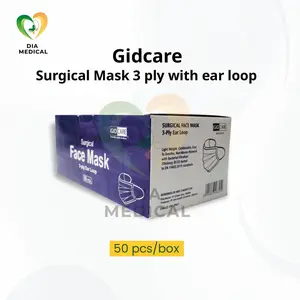GIDCARE Surgical Mask 3 Ply With Ear Loop