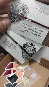 Product Review of Nona Moon | Gelang Couple Infinity (Black-Red) Bracelets | Couple, Love, Soulmate from c**n 1