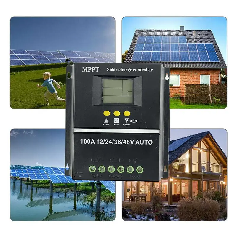 PWM Solar Charge Controller MPPT Dual USB Auto 12V/24V/36V/48V - Shop ...