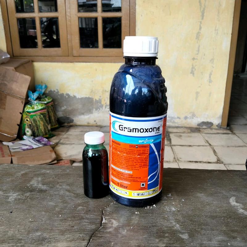 herbisida GRAMOXON 276sl kemsan eceran 100ml original untuk 1 tangki 16 liter air 4