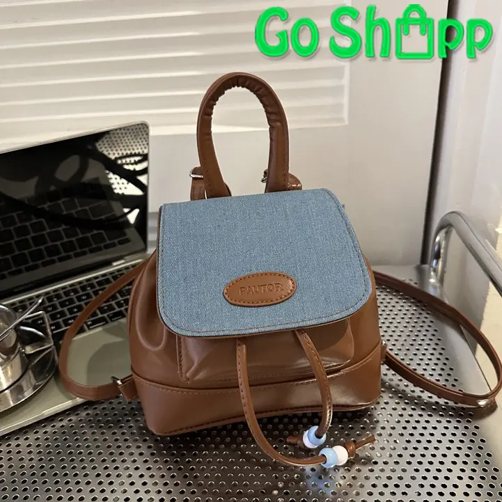 Tas Ransel Kulit Mini Wanita Viral Tas Backpack Lucu Korean Style Aesthetic Kekinian Terbaru BK25 4