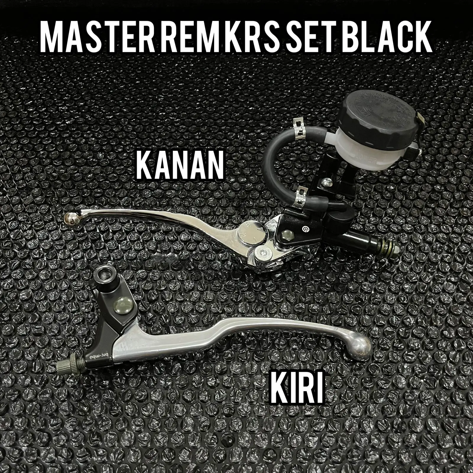 Master Rem Bremb0 KRS Handle Silver Plus Tabung Vario Mio Beat Aerox Vixion Jupiter Rxking Satria Sonic Scoopy Fino Dll Variasi Motor Termurah Grosir Motorcycle
