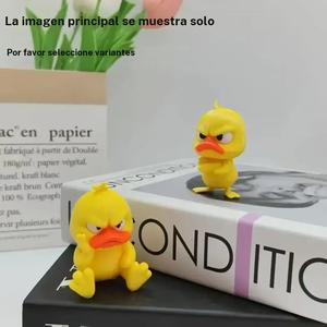 Estatua de Pato Enfadado Divertido, Decoración de Escritorio Linda para Interior del Auto, Regalo de Decoración para el Hogar Multiusos para Interiores y Exteriores para Familiares y Amigos
