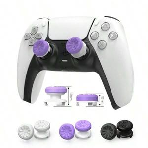 Freek Galaxy パフォーマンス用サムグリップキャップ、PS4／PS5コントローラー対応のシリコンアナログスティックカバー（全7色）、グリップの吸着性・操作感を向上