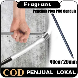 Penekuk Pipa Conduit 40cm*20mm Bending Spring Steel Penekuk Pipa Listrik Pembengkok Pipa PVC