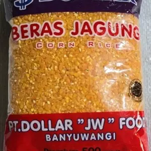 Beras Jagung Premium Merk Dollar 1 Kg - Beras Jagung Berkualitas Tinggi - Rice, Food Bahan